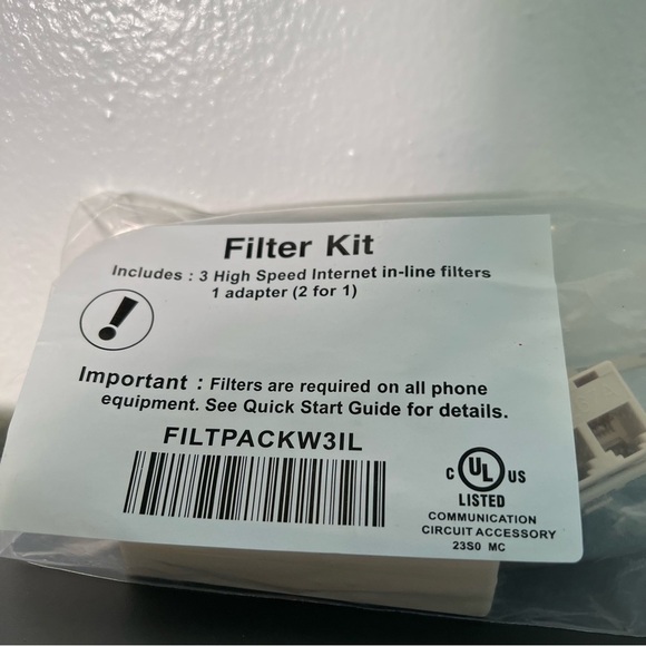 Set of 3 Suttle High Speed Internet In-Line Filters 2-for-1 Adapter - Picture 3 of 5
